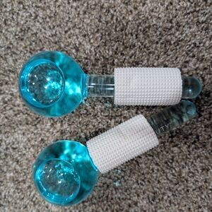Blue Glass Facial Rollers